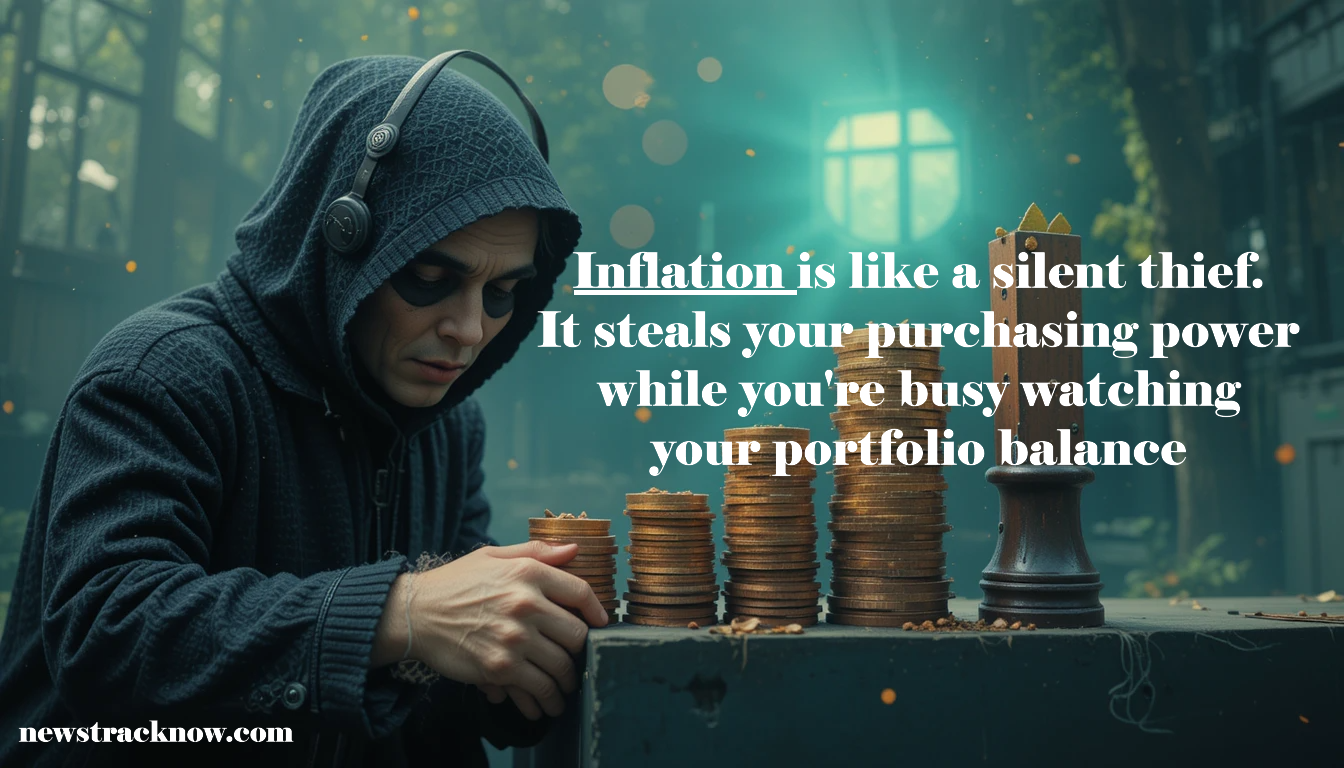 Inflation is a silent thief – it steals your purchasing power while you're busy watching your portfolio balance