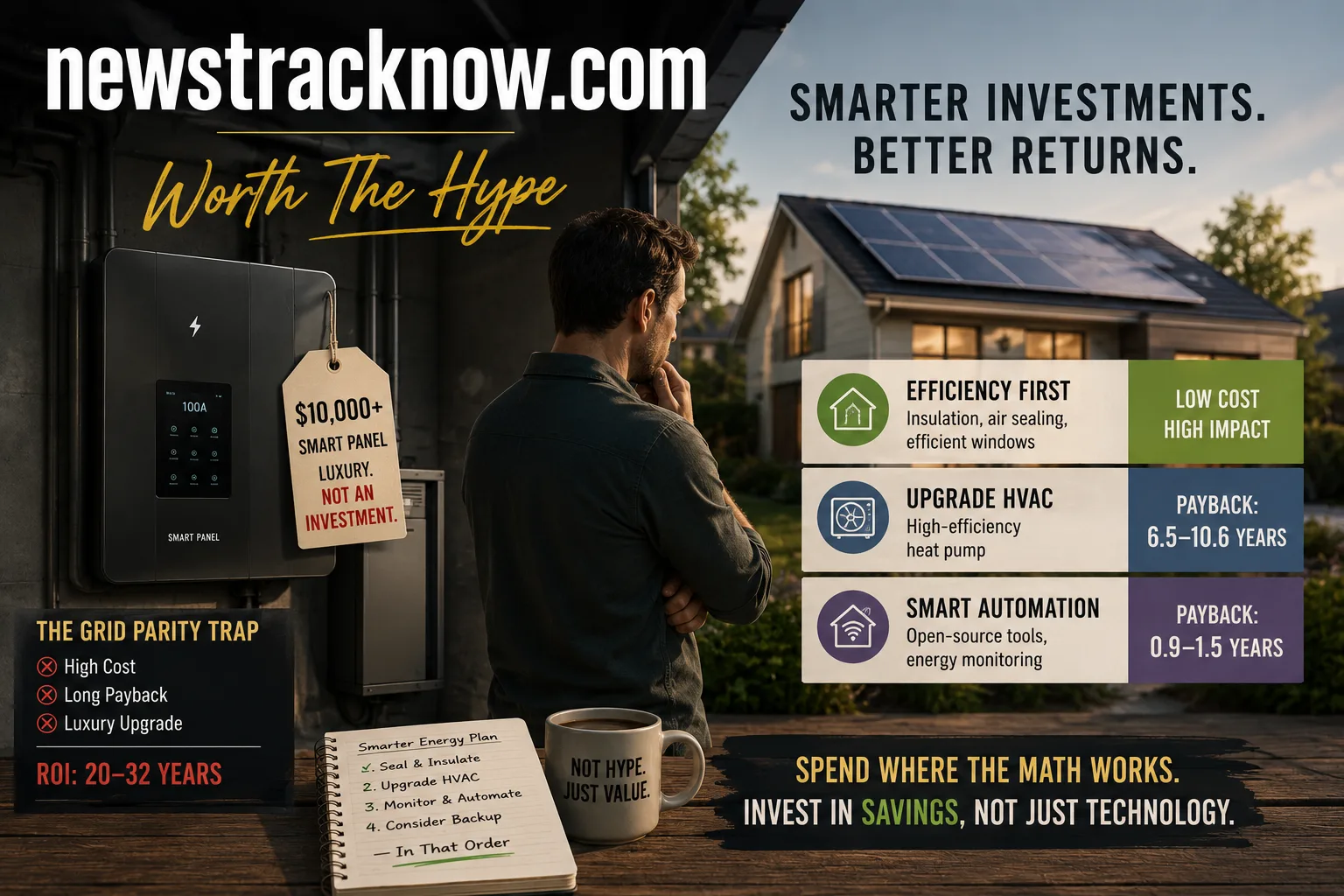 Homestead 2.0: The Grid-Parity Trap: Why Your $10,000 Smart Panel Is a Luxury, Not an Investment